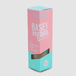Base Líquida Vegana - Tons Escuros  - Vizzela